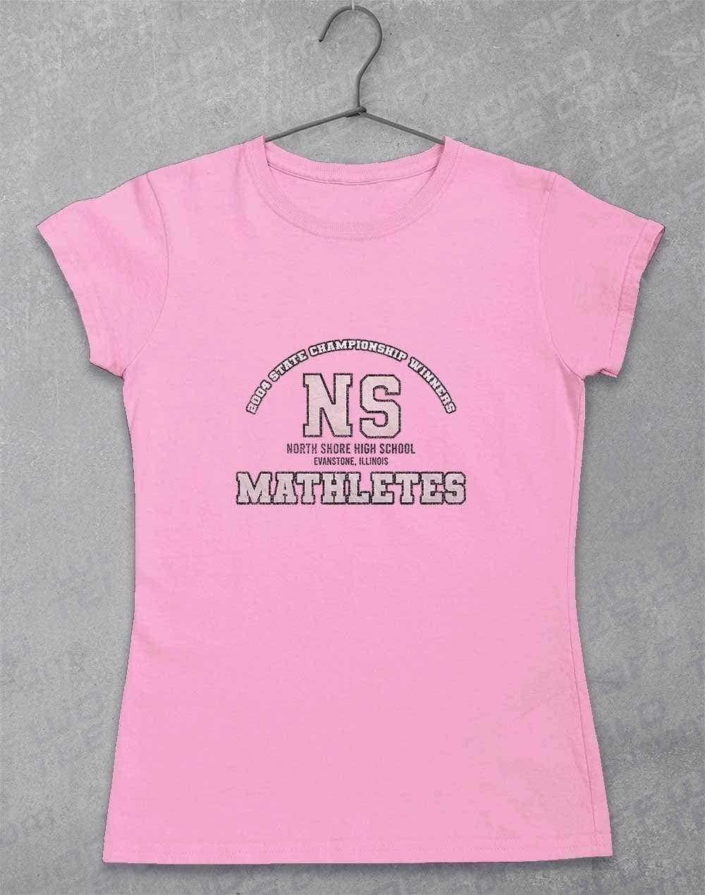 North Shore High School - Mathletes Womens T-Shirt 8-10 / Light Pink  - Off World Tees