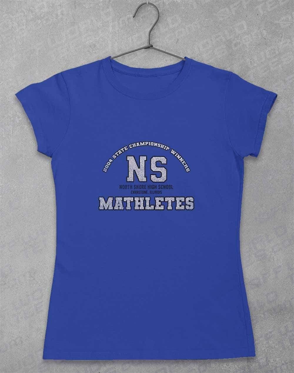 North Shore High School - Mathletes Womens T-Shirt 8-10 / Royal  - Off World Tees