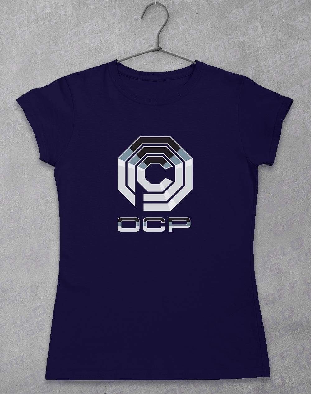 Omni Consumer Products - Women's T-Shirt 8-10 / Navy  - Off World Tees