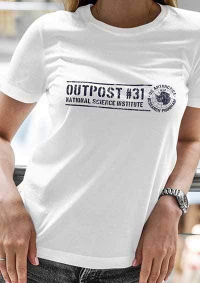 Outpost 31 Antarctica Womens T-Shirt  - Off World Tees