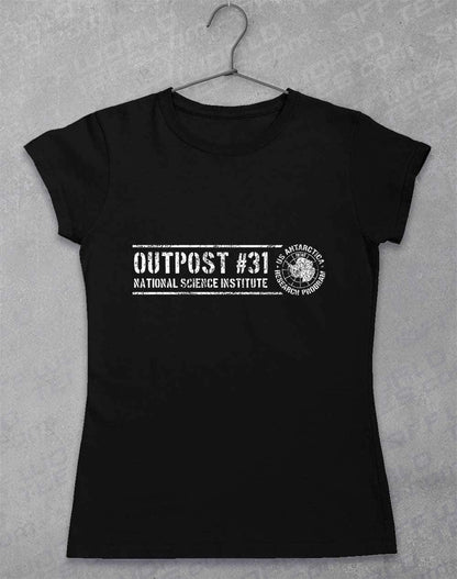 Outpost 31 Antarctica Womens T-Shirt 8-10 / Black  - Off World Tees