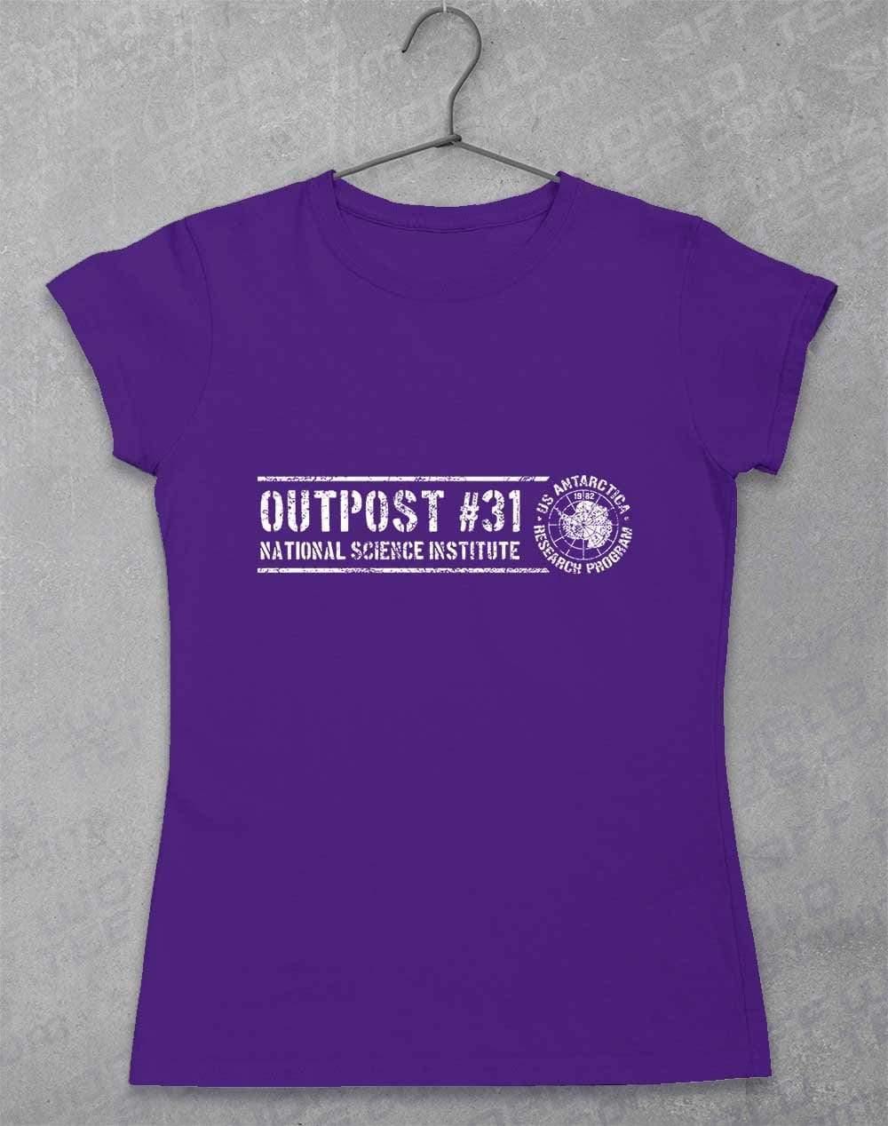 Outpost 31 Antarctica Womens T-Shirt 8-10 / Lilac  - Off World Tees