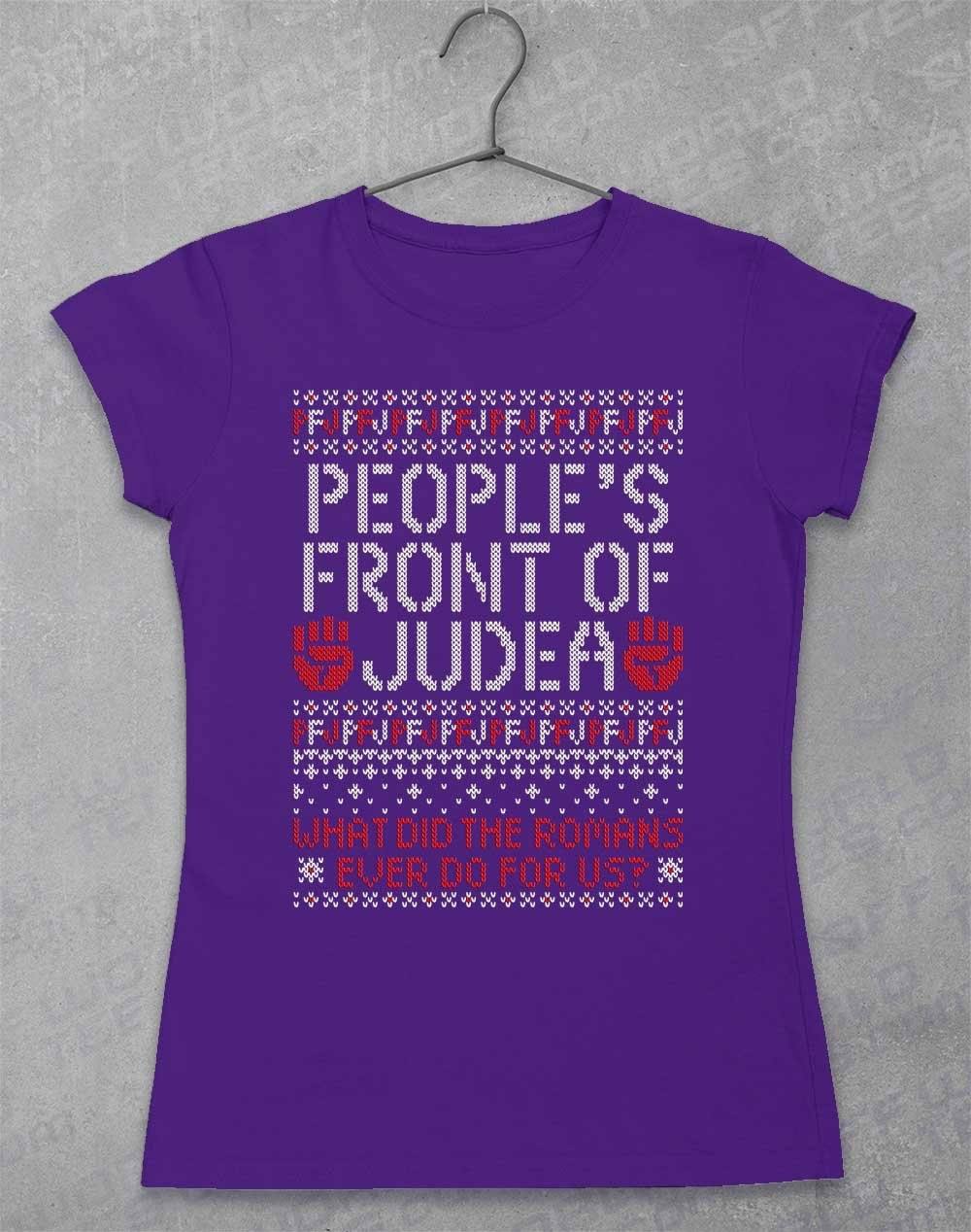 PFJ Festive Knitted-Look Women's T-Shirt 8-10 / Lilac  - Off World Tees