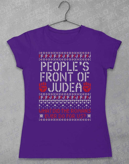 PFJ Festive Knitted-Look Women's T-Shirt 8-10 / Lilac  - Off World Tees