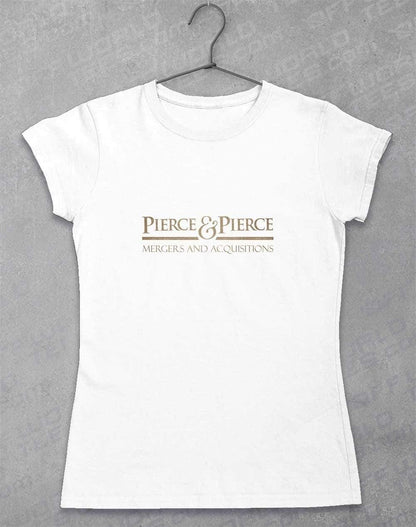 Pierce and Pierce Womens T-Shirt 8-10 / White  - Off World Tees