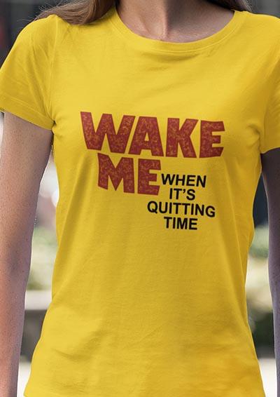 Quitting Time - Women's T-Shirt  - Off World Tees