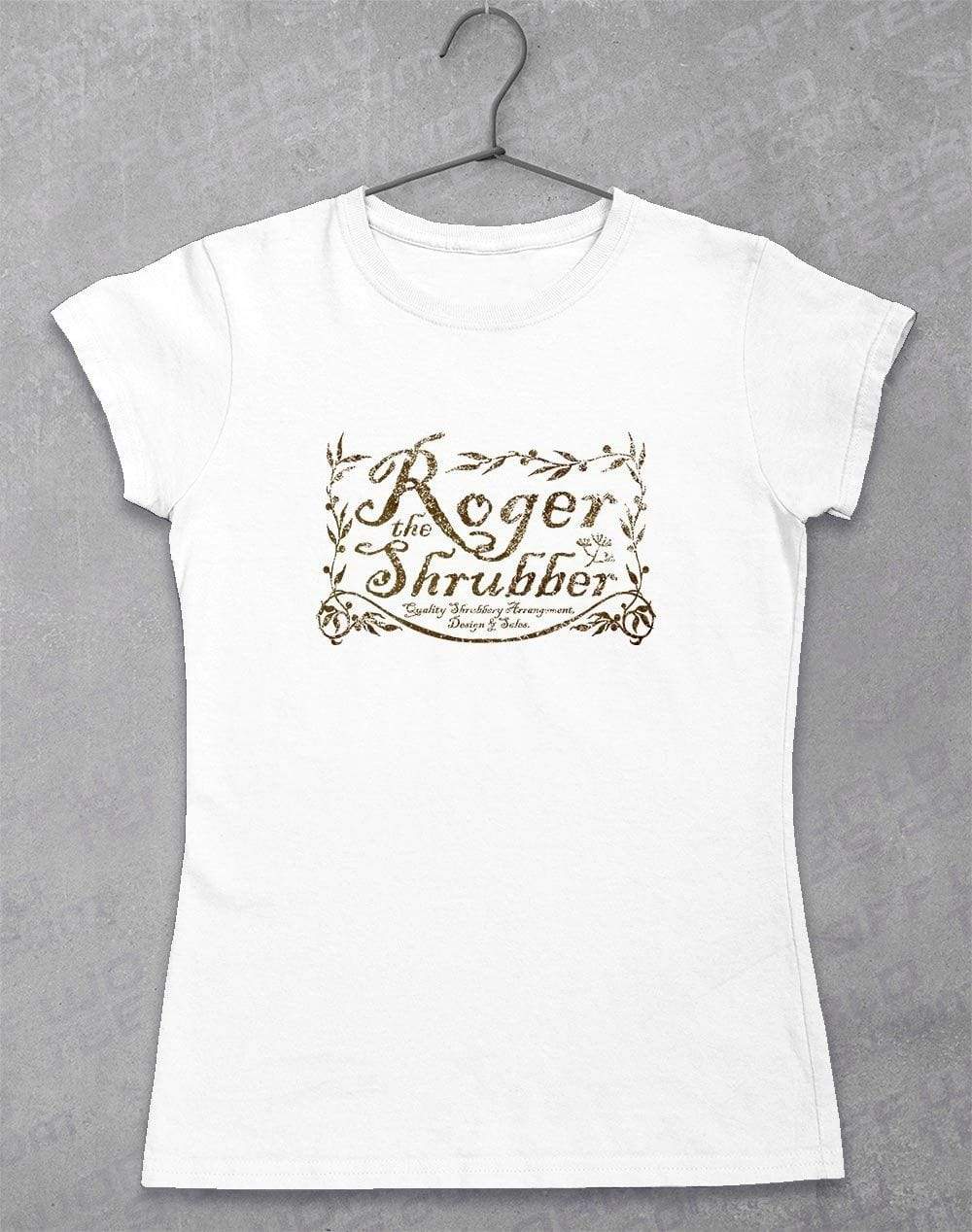 Roger the Shrubber Women's T-Shirt 8-10 / White  - Off World Tees