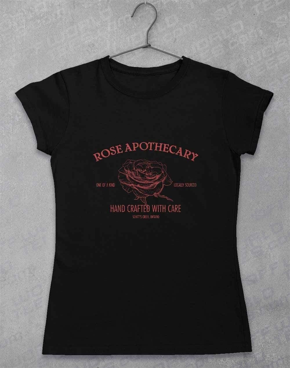 Rose Apothecary Womens T-Shirt 8-10 / Black  - Off World Tees