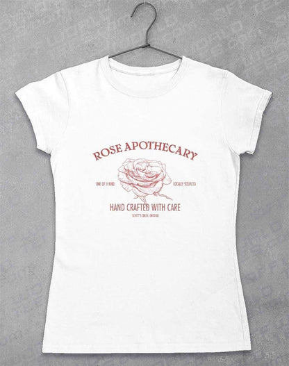 Rose Apothecary Womens T-Shirt 8-10 / White  - Off World Tees