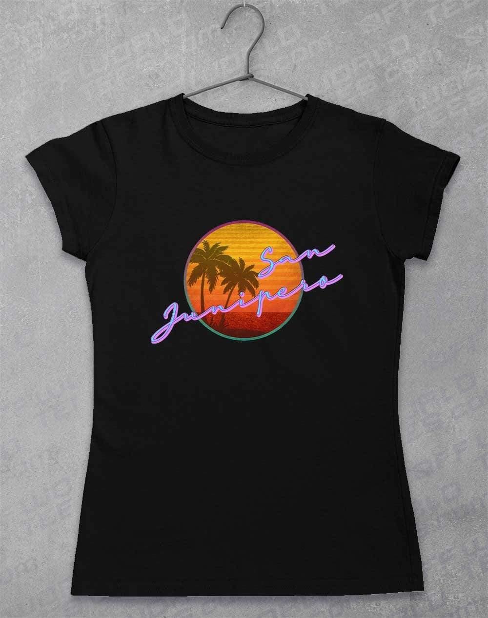 San Junipero 80s Neon Womens T-Shirt - Off World Tees