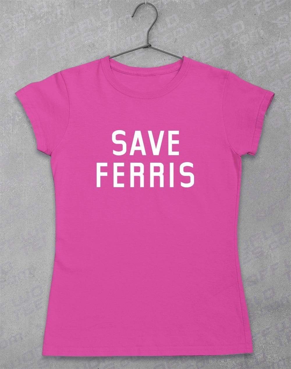 Save Ferris Women's T-Shirt 8-10 / Azalea  - Off World Tees