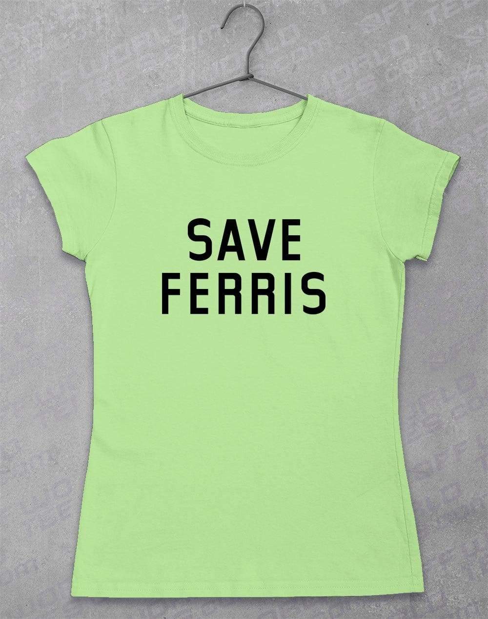 Save Ferris Women's T-Shirt 8-10 / Mint Green  - Off World Tees