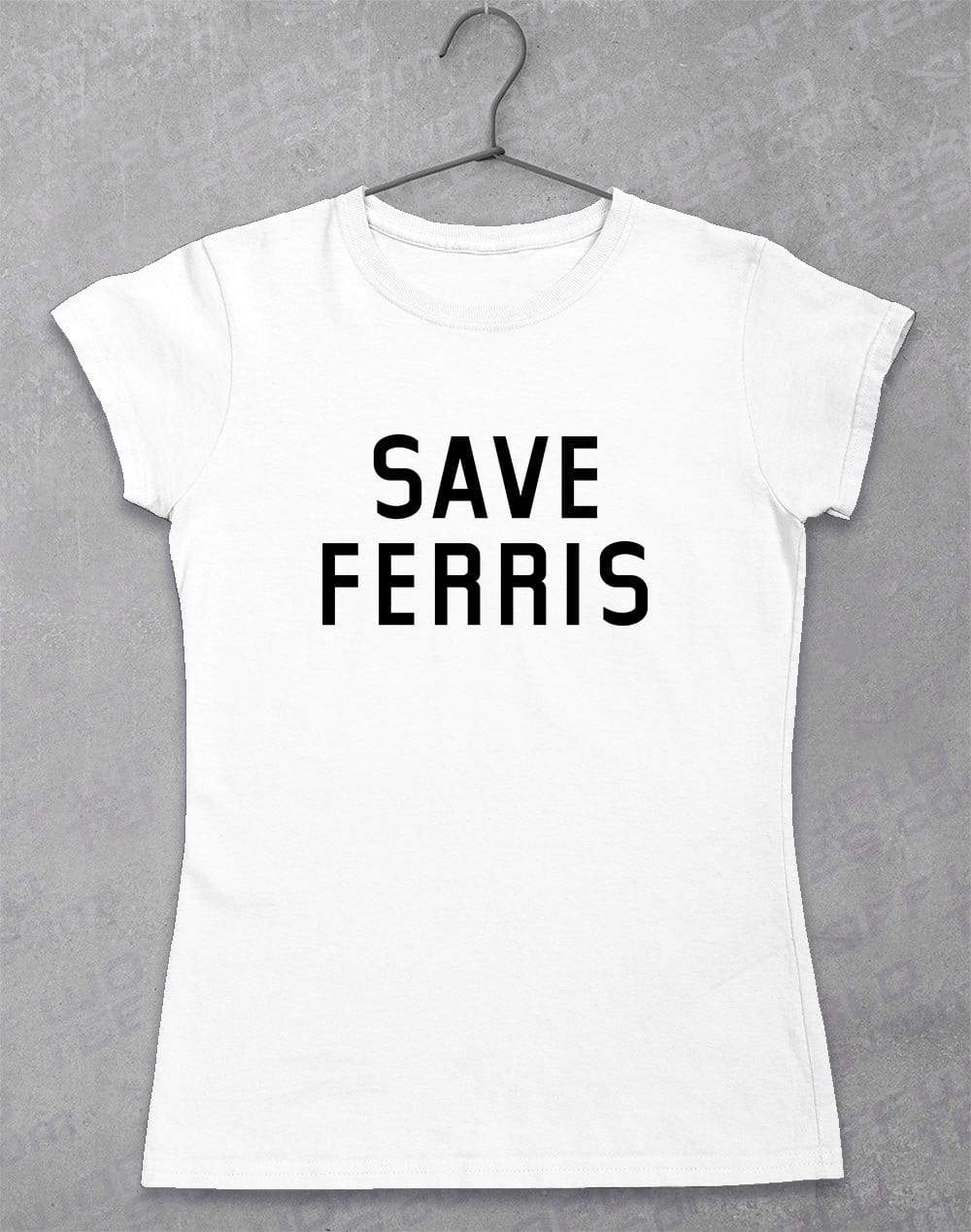 Save Ferris Women's T-Shirt 8-10 / White  - Off World Tees