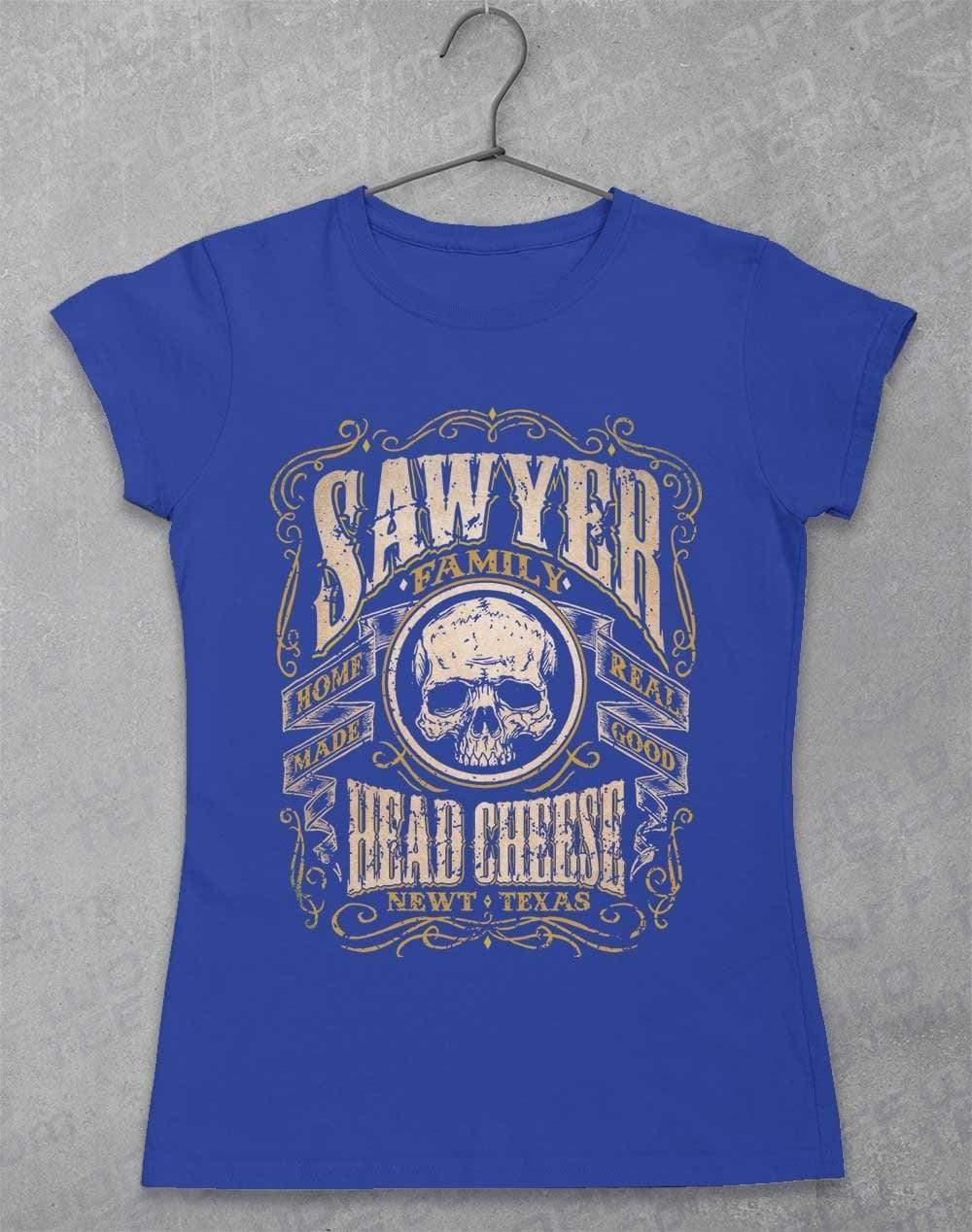 Sawyer Family Head Cheese Womens T-Shirt 8-10 / Royal  - Off World Tees