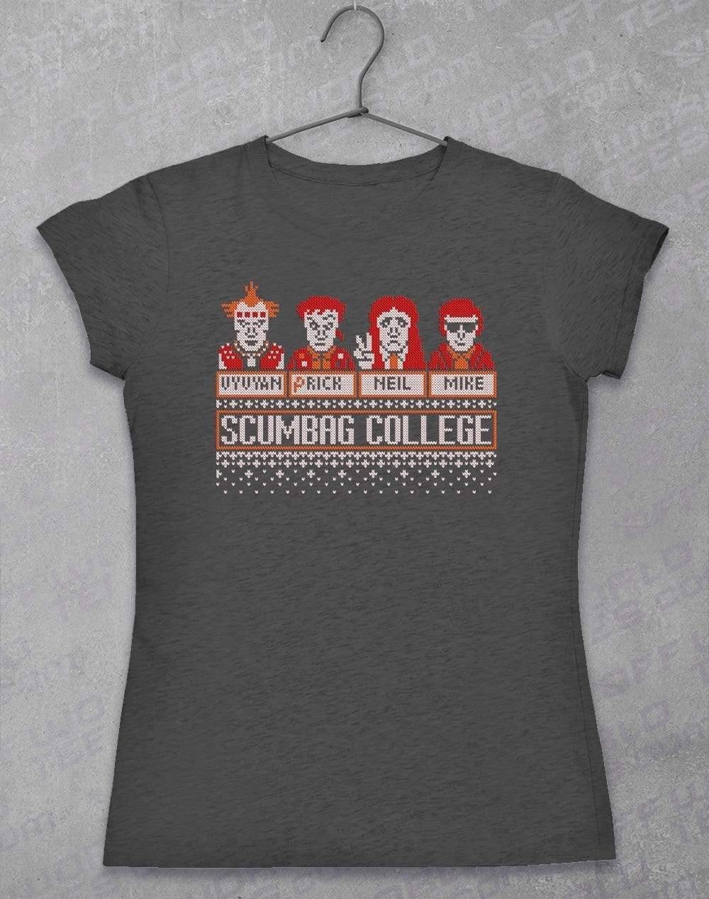Scumbag College Festive Knitted-Look Women's T-Shirt 8-10 / Dark Heather  - Off World Tees