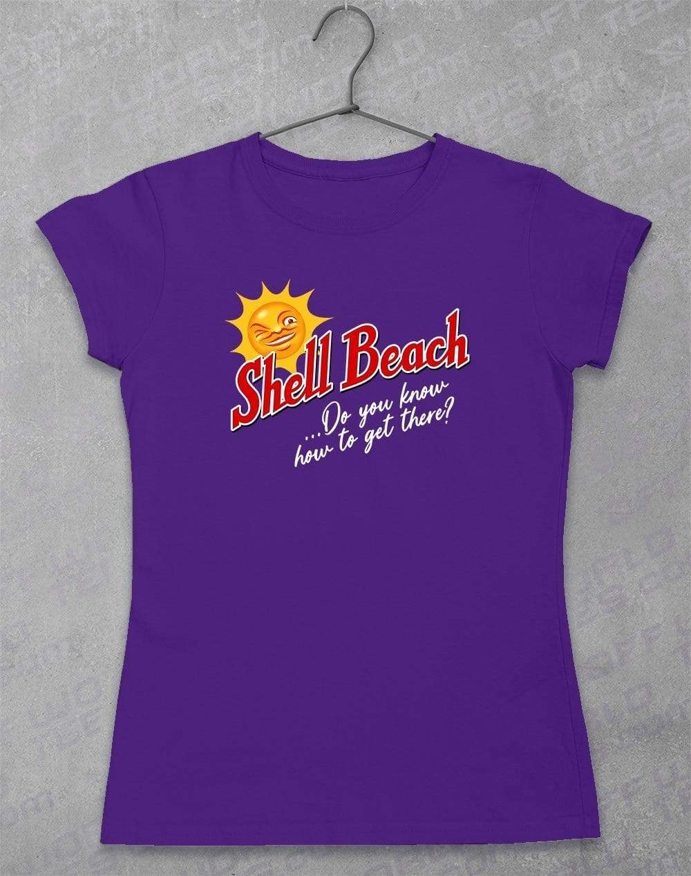 Shell Beach Women's T-Shirt 8-10 / Lilac  - Off World Tees