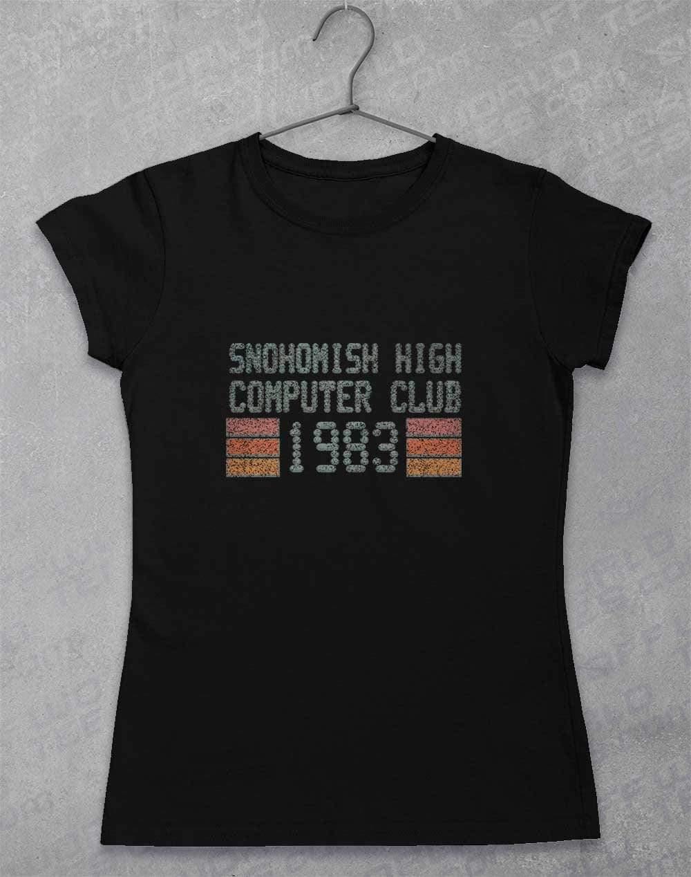 Snohomish High Computer Club Womens T-Shirt 8-10 / Black  - Off World Tees