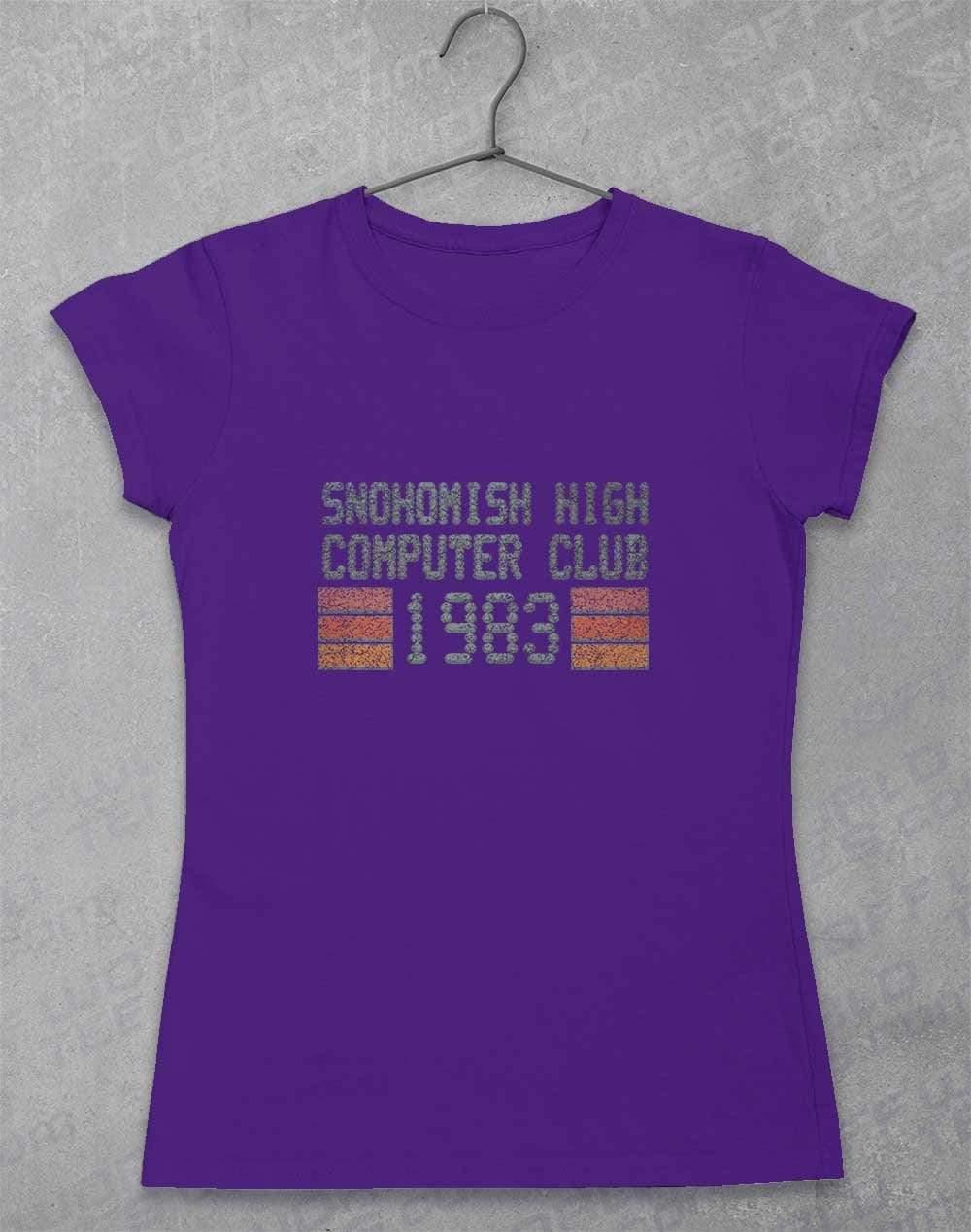 Snohomish High Computer Club Womens T-Shirt 8-10 / Lilac  - Off World Tees