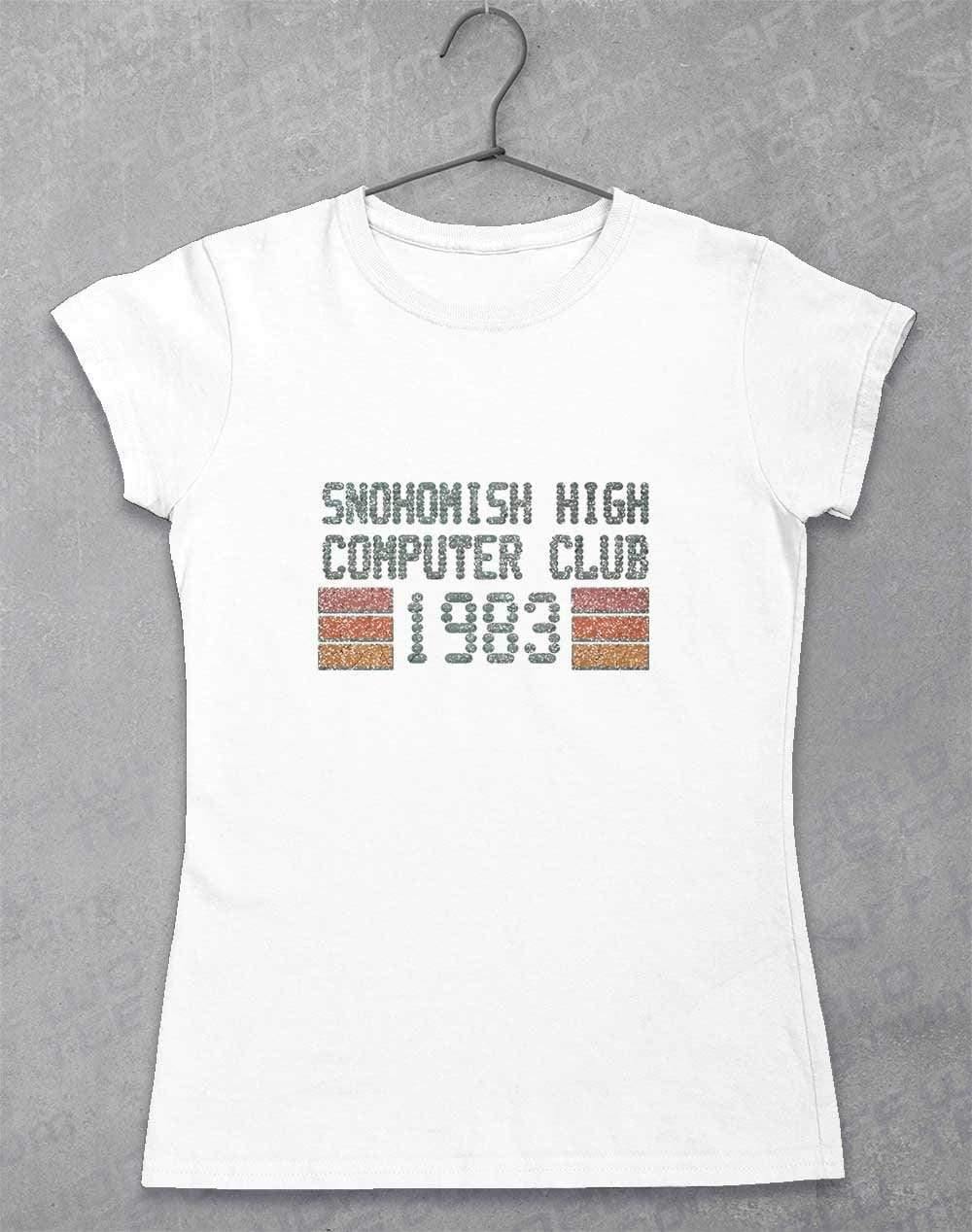 Snohomish High Computer Club Womens T-Shirt 8-10 / White  - Off World Tees