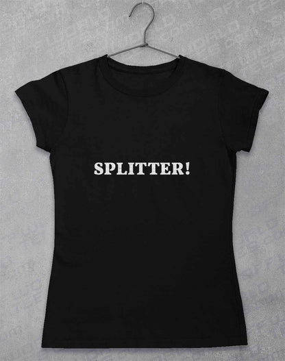 Splitter Womens T-Shirt 8-10 / Black  - Off World Tees