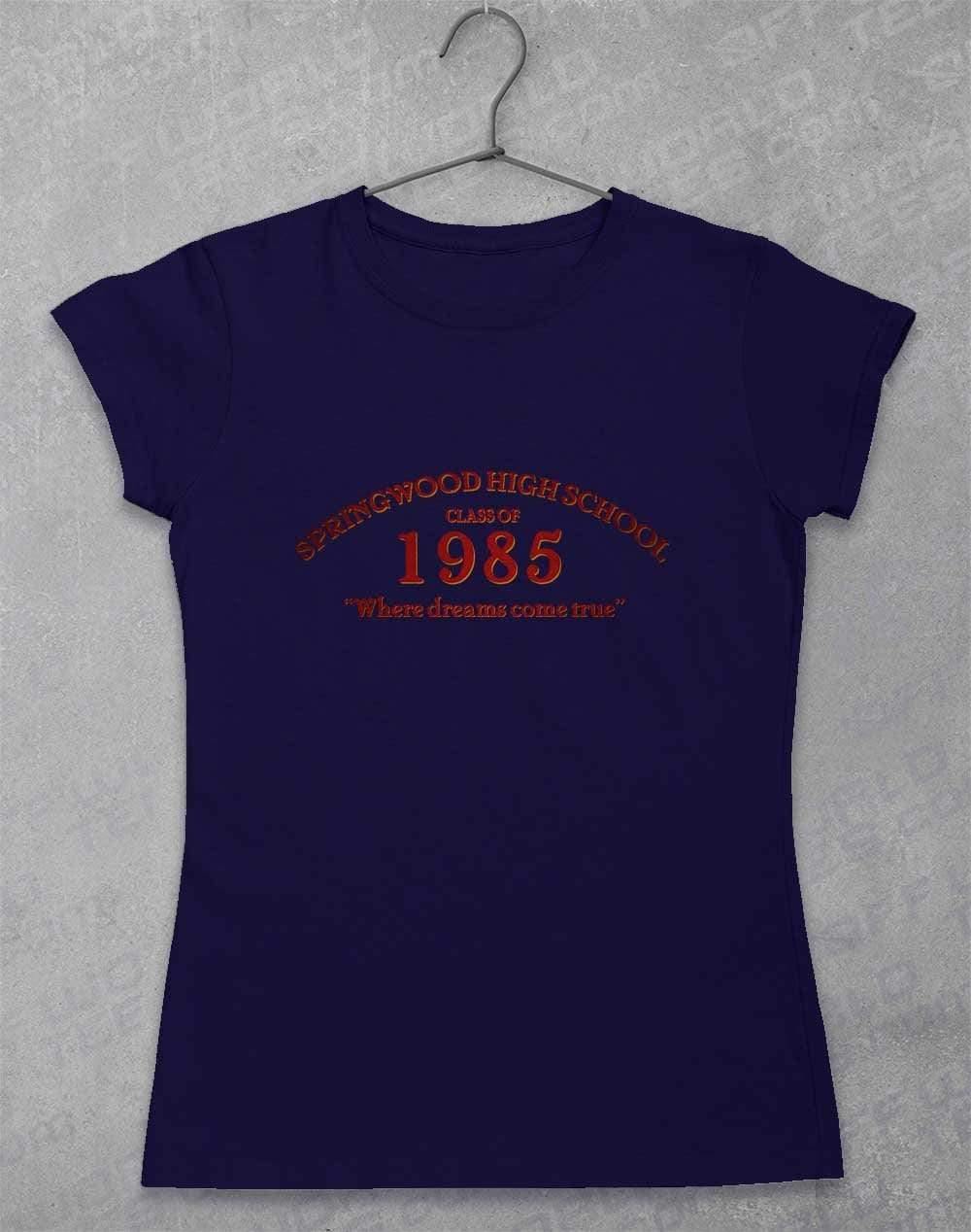 Springwood High School Womens T-Shirt 8-10 / Navy  - Off World Tees