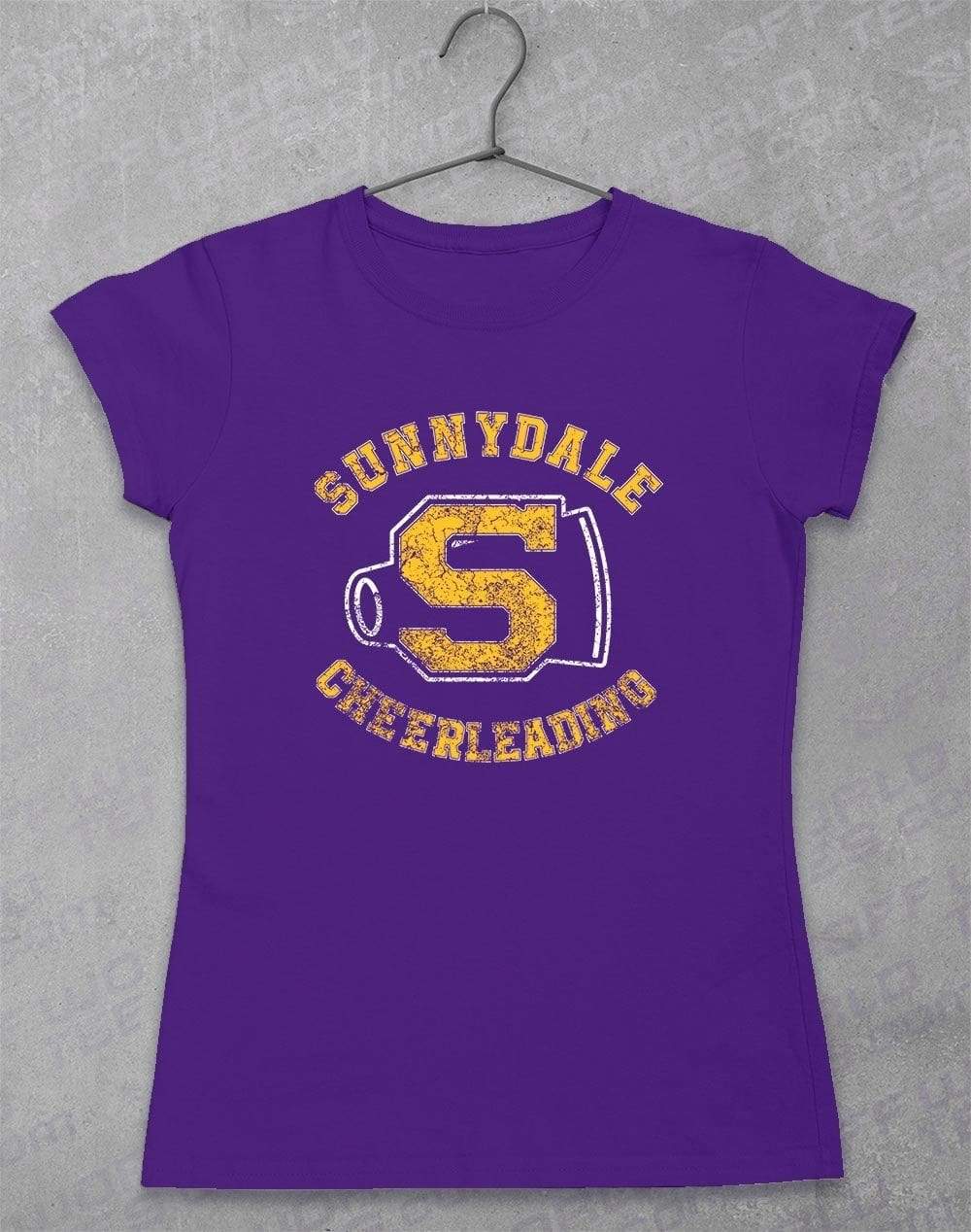 Sunnydale Cheerleading Women's T-Shirt 8-10 / Lilac  - Off World Tees