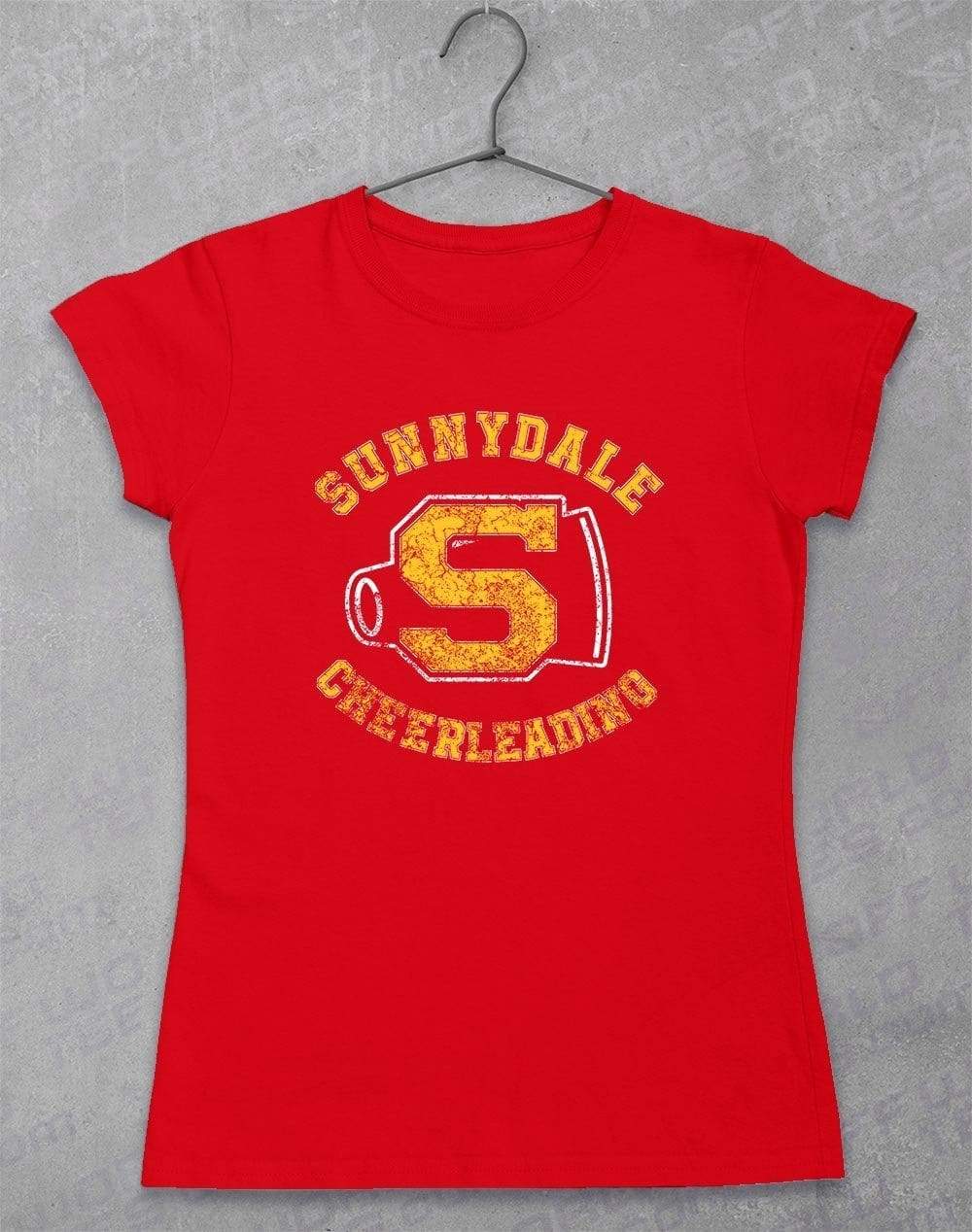 Sunnydale Cheerleading Women's T-Shirt 8-10 / Red  - Off World Tees