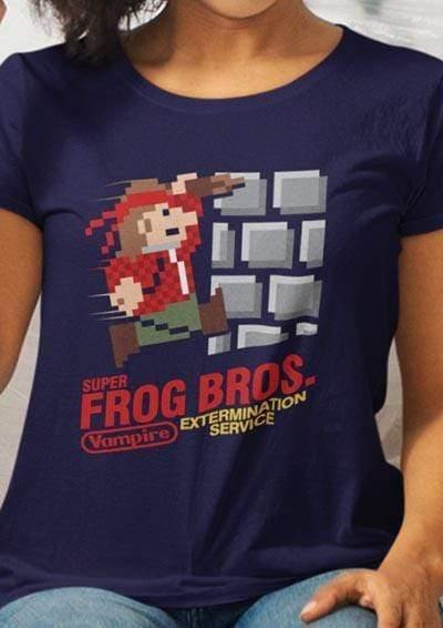 Super Frog Bros Womens T-Shirt  - Off World Tees