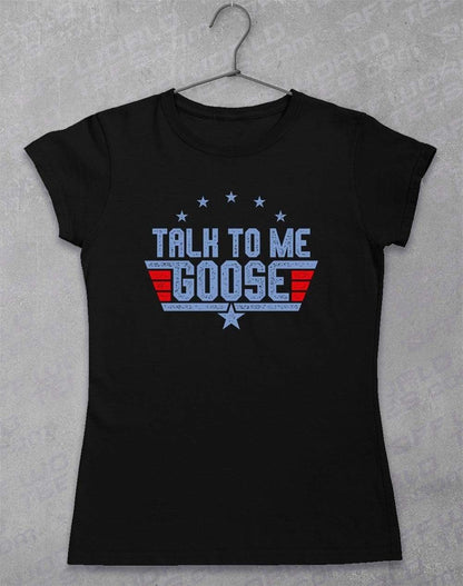 Talk to me Goose - Women's T-Shirt 8-10 / Black  - Off World Tees
