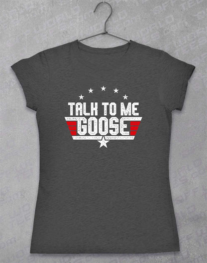 Talk to me Goose - Women's T-Shirt 8-10 / Dark Heather  - Off World Tees