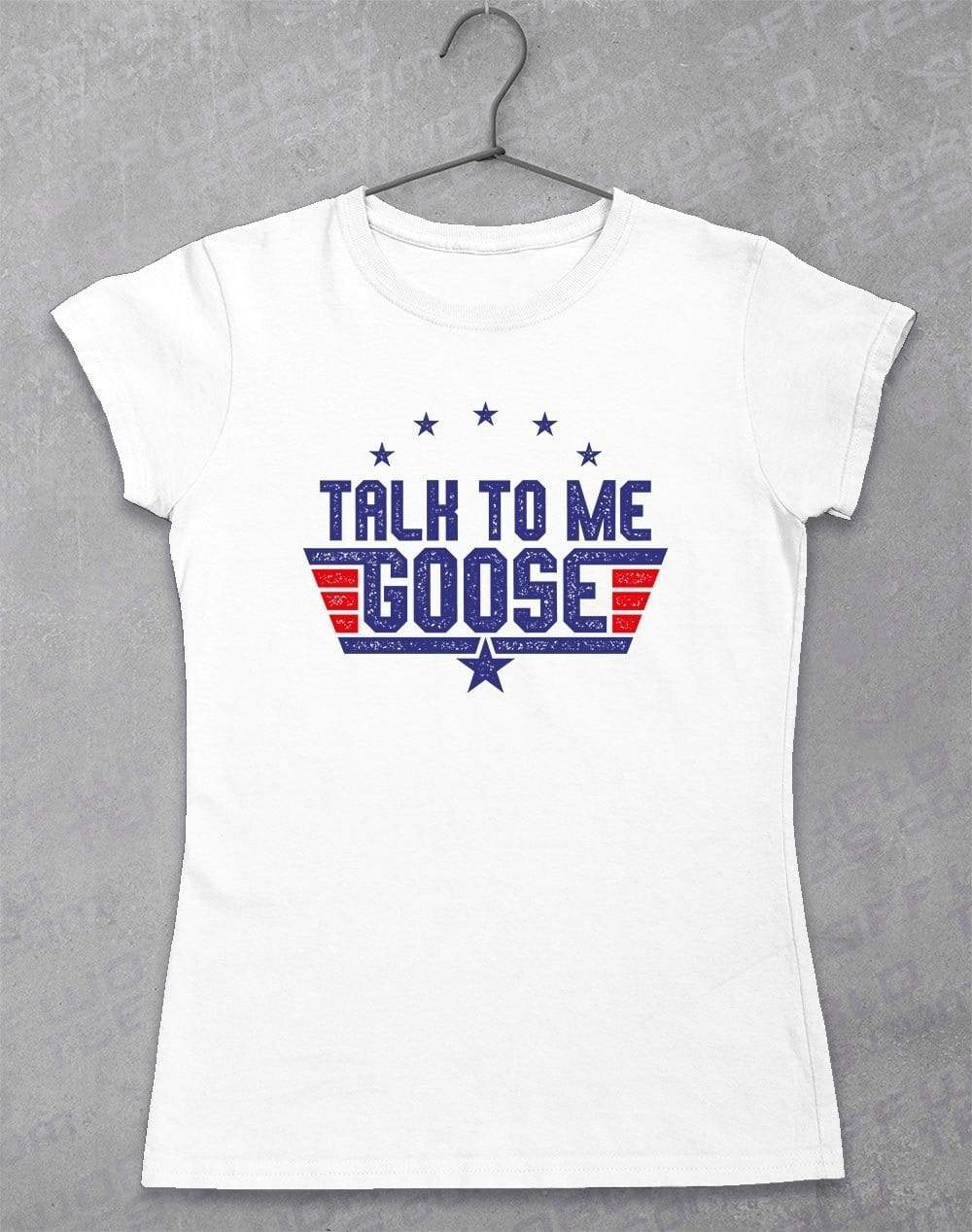 Talk to me Goose - Women's T-Shirt 8-10 / White  - Off World Tees