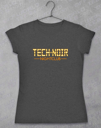 Tech Noir Nightclub - Women's T-Shirt 8-10 / Dark Heather  - Off World Tees