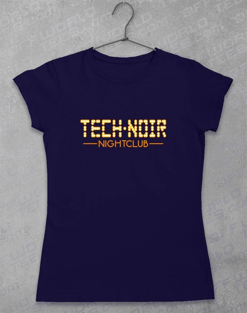 Tech Noir Nightclub - Women's T-Shirt 8-10 / Navy  - Off World Tees