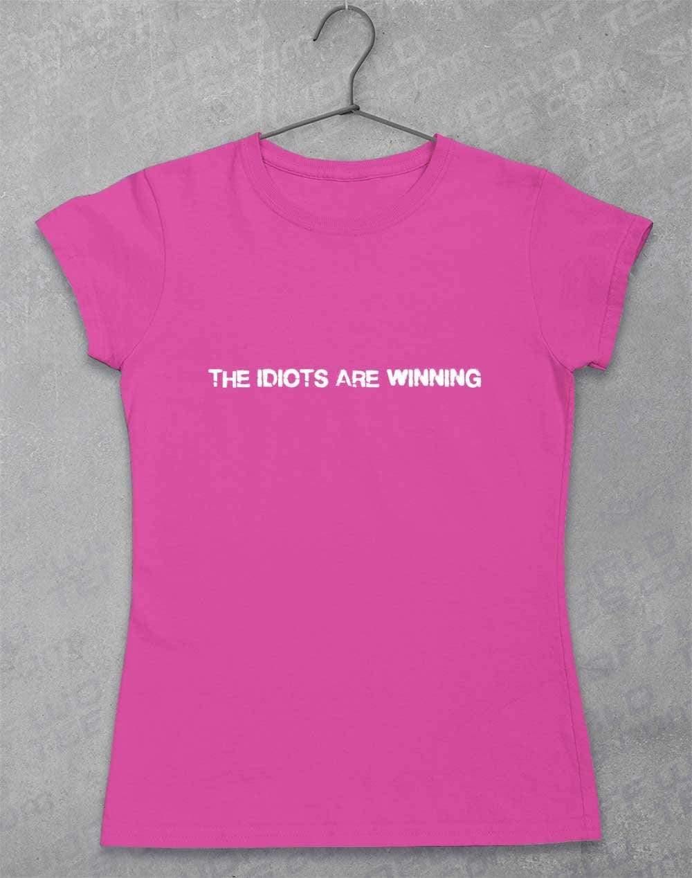The Idiots Are Winning Womens T-Shirt 8-10 / Azalea  - Off World Tees