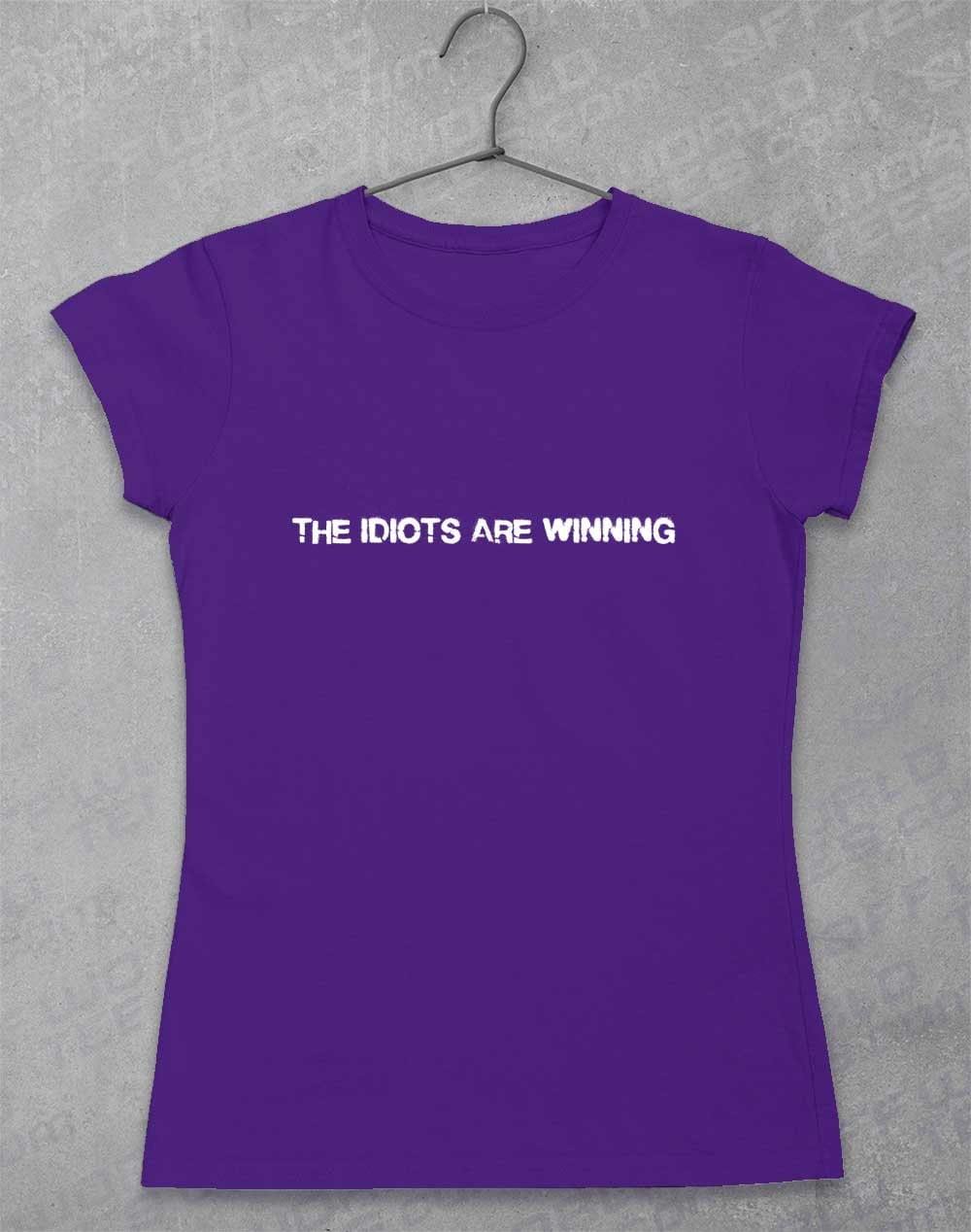 The Idiots Are Winning Womens T-Shirt 8-10 / Lilac  - Off World Tees