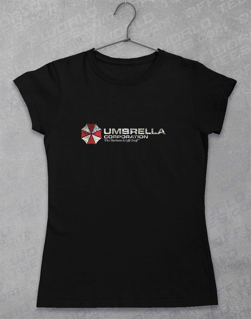 Umbrella Corporation - Women's T-Shirt 8-10 / Black  - Off World Tees