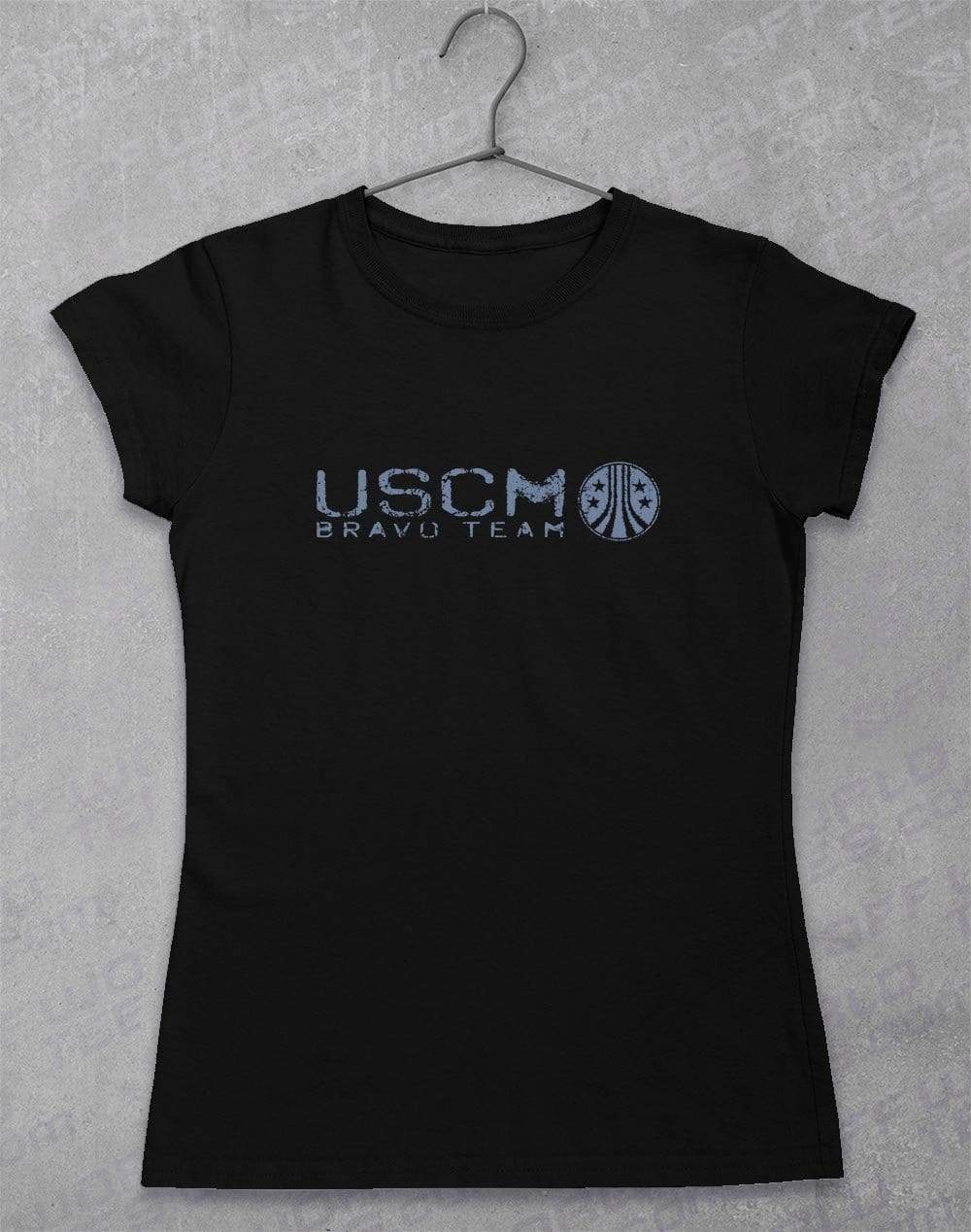 USCM Bravo Team Women's T-Shirt 8-10 / Black  - Off World Tees