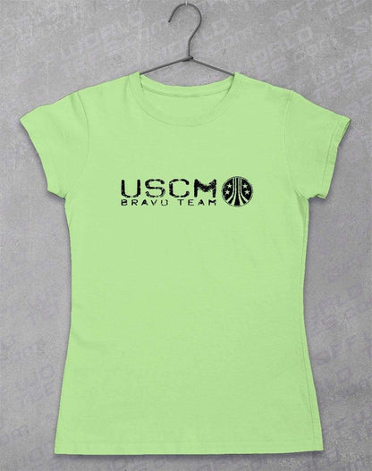 USCM Bravo Team Women's T-Shirt 8-10 / Mint Green  - Off World Tees