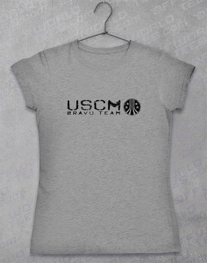 USCM Bravo Team Women's T-Shirt 8-10 / Sport Grey  - Off World Tees