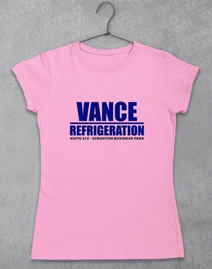 Vance Refrigeration Women's T-Shirt 8-10 / Light Pink  - Off World Tees