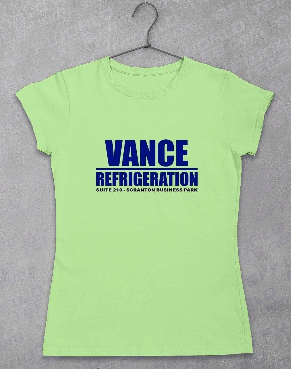 Vance Refrigeration Women's T-Shirt 8-10 / Mint Green  - Off World Tees