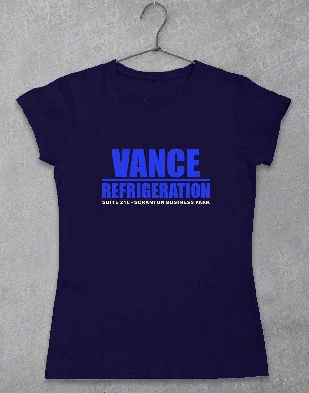 Vance Refrigeration Women's T-Shirt 8-10 / Navy  - Off World Tees