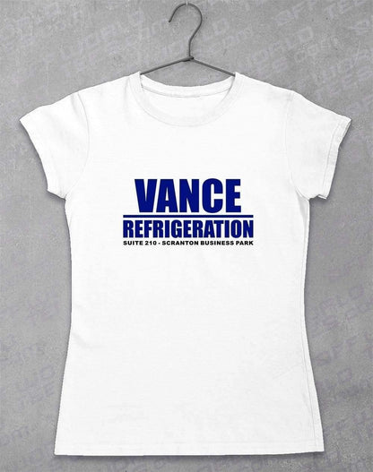Vance Refrigeration Women's T-Shirt 8-10 / White  - Off World Tees
