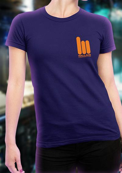 Wallace Corporation Pocket Logo Womens T-Shirt  - Off World Tees