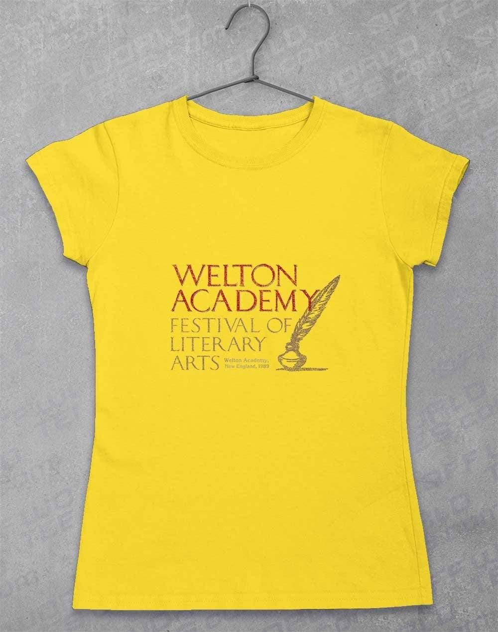 Welton Academy Festival Women's T-Shirt 8-10 / Gold  - Off World Tees