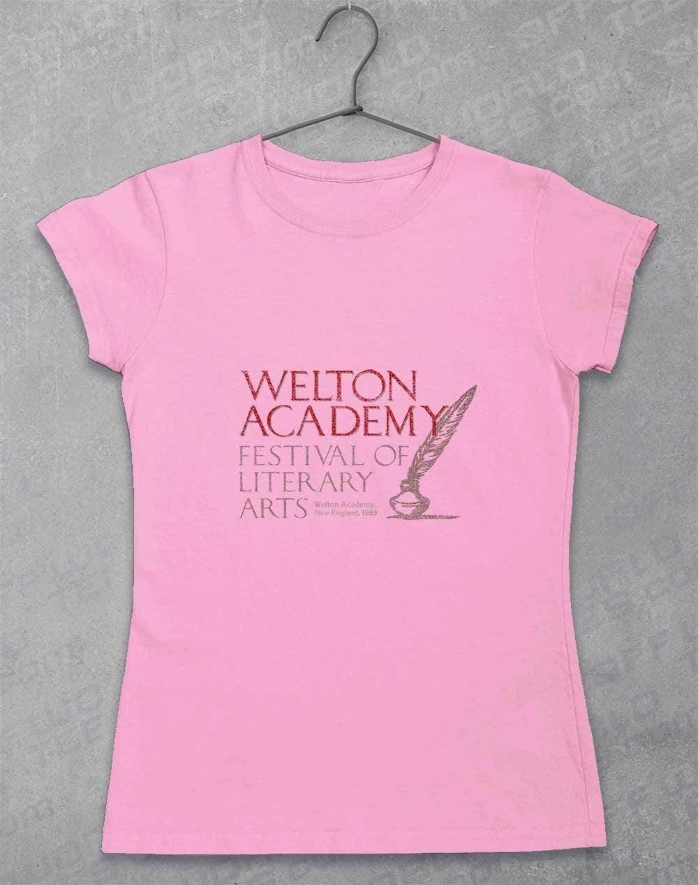 Welton Academy Festival Women's T-Shirt 8-10 / Light Pink  - Off World Tees