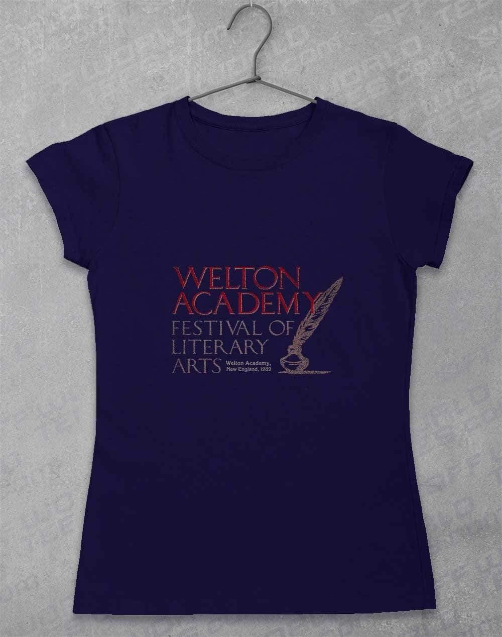 Welton Academy Festival Women's T-Shirt 8-10 / Navy  - Off World Tees
