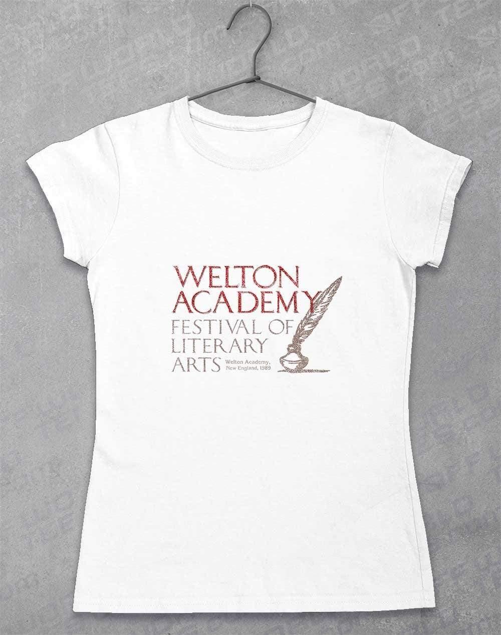 Welton Academy Festival Women's T-Shirt 8-10 / White  - Off World Tees