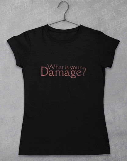 What is your Damage Womens T-Shirt 8-10 / Black  - Off World Tees