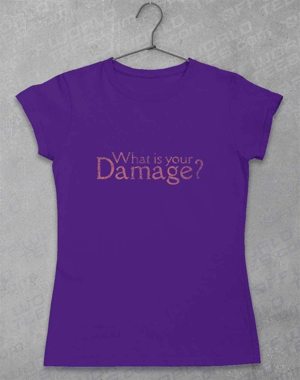 What is your Damage Womens T-Shirt 8-10 / Lilac  - Off World Tees